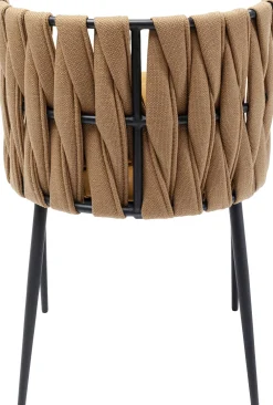 KARE Armlehnstuhl Cheerio Gelb inkl. Kissen New