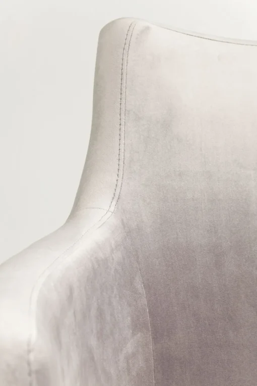 KARE Armlehnstuhl Mode Velvet Grau Sale