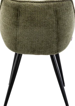 KARE Armlehnstuhl Thelma Melange Grün Hot