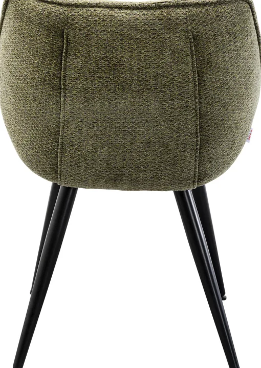 KARE Armlehnstuhl Thelma Melange Grün Hot