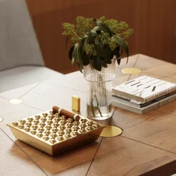 KARE Ascher Soho Square Brass 25x25cm Clearance