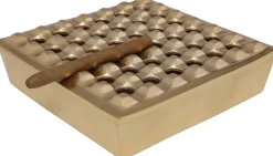 KARE Ascher Soho Square Brass 25x25cm Clearance