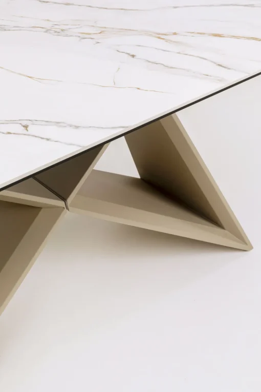 KARE Ausziehtisch Nelly Greige 180(40+40)x90cm New