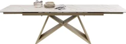 KARE Ausziehtisch Nelly Greige 180(40+40)x90cm New