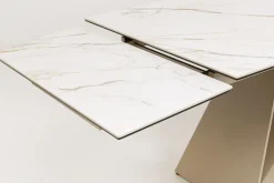 KARE Ausziehtisch Nelly Greige 180(40+40)x90cm New