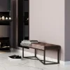 KARE Bank Crossover Grau Schwarz 150x40cm Sale