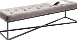 KARE Bank Crossover Grau Schwarz 150x40cm Sale