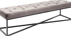 KARE Bank Crossover Grau Schwarz 150x40cm Sale