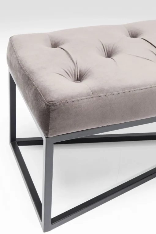 KARE Bank Crossover Grau Schwarz 150x40cm Sale
