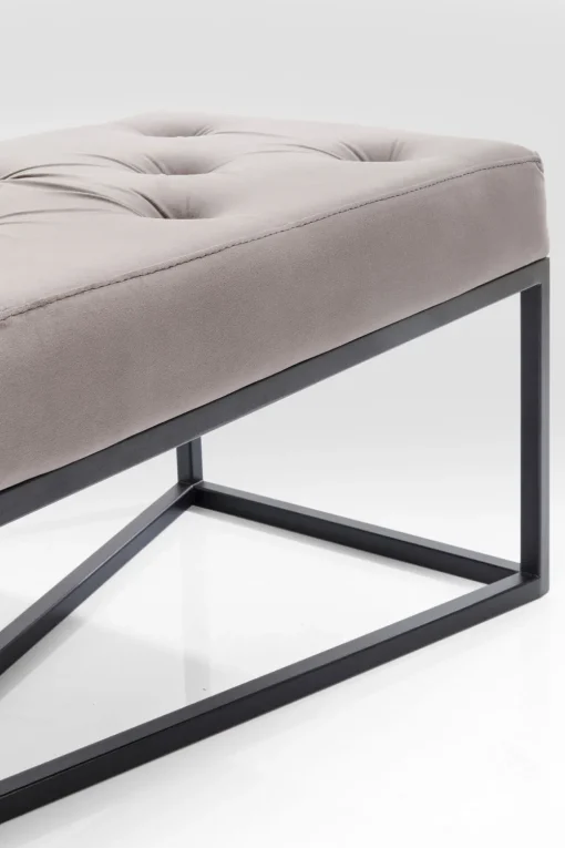 KARE Bank Crossover Grau Schwarz 150x40cm Sale