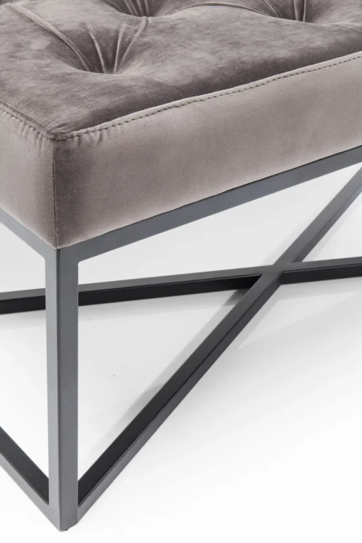 KARE Bank Crossover Grau Schwarz 150x40cm Sale