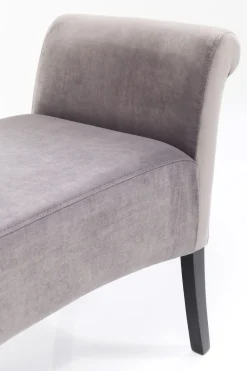 KARE Bank Motley Velvet Silvergrey Clearance