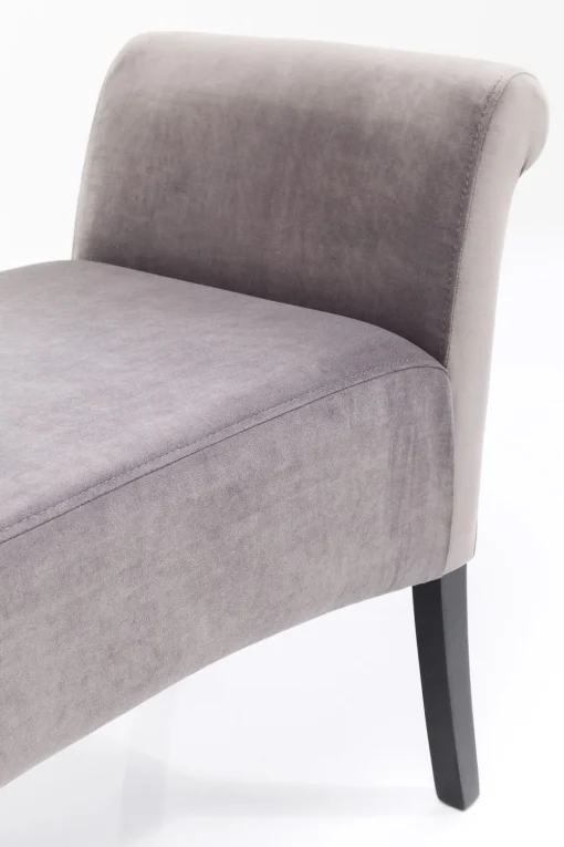 KARE Bank Motley Velvet Silvergrey Clearance