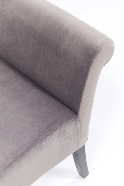 KARE Bank Motley Velvet Silvergrey Clearance