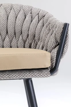 KARE Barstuhl Knot Tweed Hot