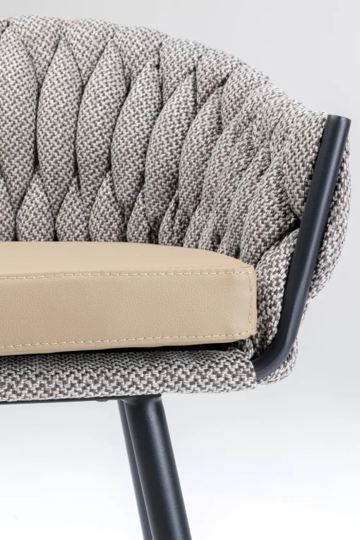 KARE Barstuhl Knot Tweed Hot