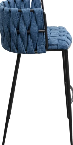 KARE Barstuhl Saluti Blau 77cm Discount