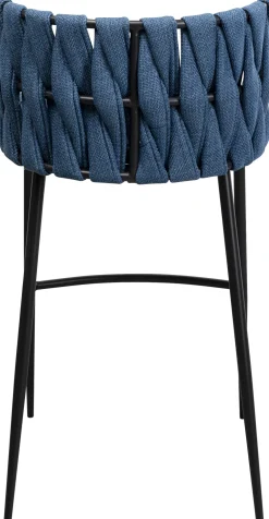 KARE Barstuhl Saluti Blau 77cm Discount