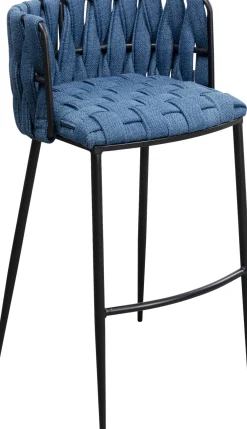 KARE Barstuhl Saluti Blau 77cm Discount