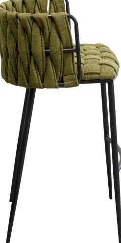 KARE Barstuhl Saluti Dunkelgrün 77cm Outlet