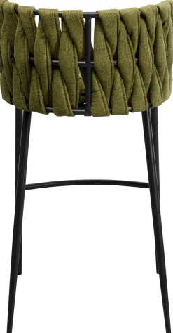 KARE Barstuhl Saluti Dunkelgrün 77cm Outlet