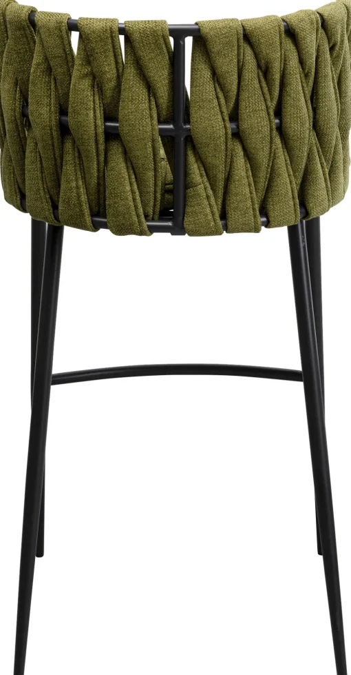KARE Barstuhl Saluti Dunkelgrün 77cm Outlet