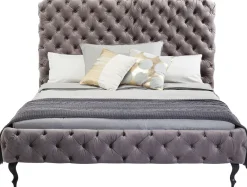 KARE Bett Desire Hoch Silbergrau 160x200 cm Online