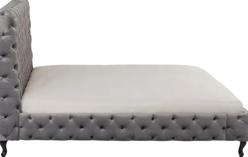 KARE Bett Desire Hoch Silbergrau 160x200 cm Online