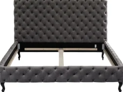 KARE Bett Desire Hoch Silbergrau 160x200 cm Online