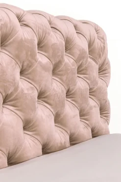 KARE Bett Desire Velvet Ecru 180x200cm Hot