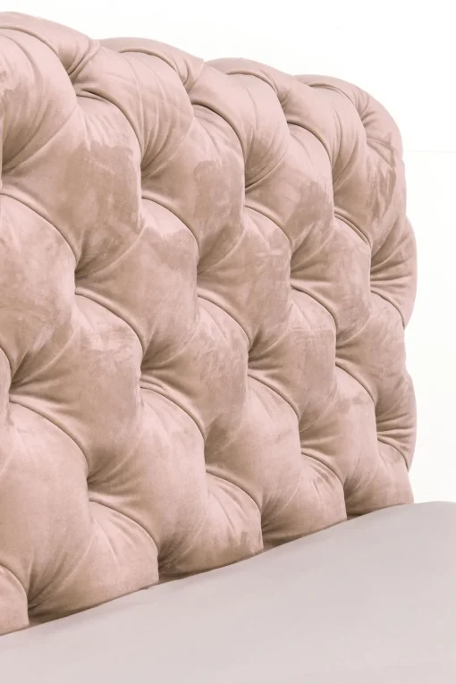 KARE Bett Desire Velvet Ecru 180x200cm Hot