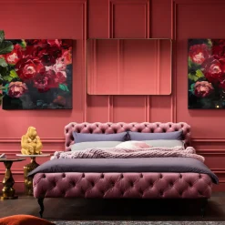 KARE Bett Desire Velvet Rose 160x200cm Sale