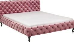 KARE Bett Desire Velvet Rose 160x200cm Sale
