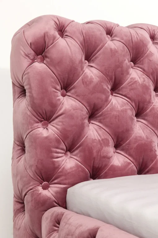 KARE Bett Desire Velvet Rose 160x200cm Sale