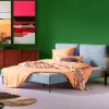 KARE Bett East Side Cord Blau 180x200cm Best