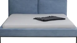 KARE Bett East Side Cord Blau 180x200cm Best