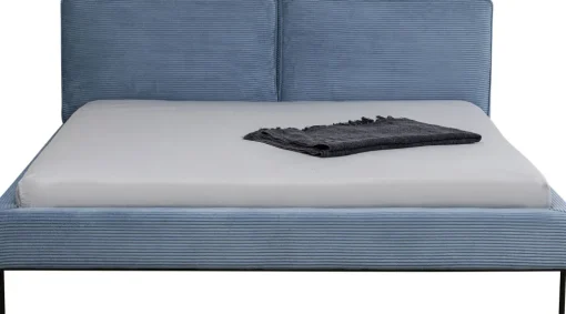 KARE Bett East Side Cord Blau 180x200cm Best