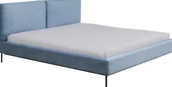 KARE Bett East Side Cord Blau 180x200cm Best