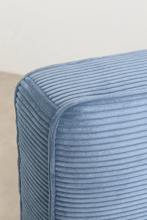 KARE Bett East Side Cord Blau 180x200cm Best