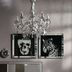 KARE Bild Frame Mirror Leopard 80x80cm Online