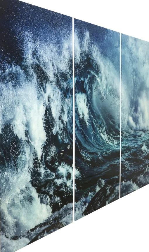 KARE Bild Glas Triptychon Wave (3/Set) Online
