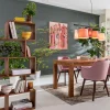 KARE Bild Touched Flamingo Meeting 90x120cm Outlet