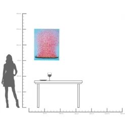 KARE Bild Touched Flower Boat Blau Pink 80x100cm Online