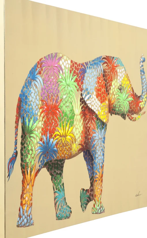 KARE Bild Touched Flower Elefant 120x90cm Online