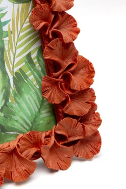 KARE Bilderrahmen Ginkgo Leaf Orange 20x24cm Fashion