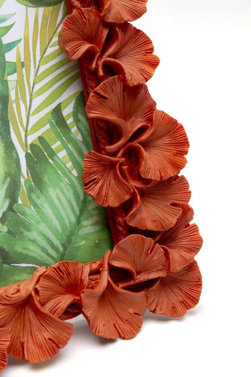 KARE Bilderrahmen Ginkgo Leaf Orange 20x24cm Fashion