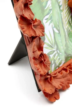 KARE Bilderrahmen Ginkgo Leaf Orange 20x24cm Fashion