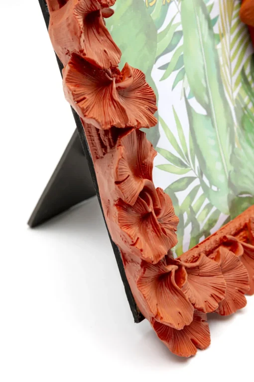 KARE Bilderrahmen Ginkgo Leaf Orange 20x24cm Fashion