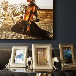 KARE Bilderrahmen Leopard 28x25cm Hot