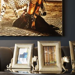 KARE Bilderrahmen Leopard 28x25cm Hot